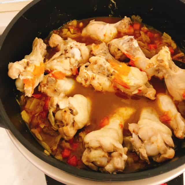 手羽元の無水カレー