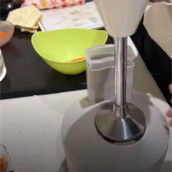 スライシーにバーミックスをセット