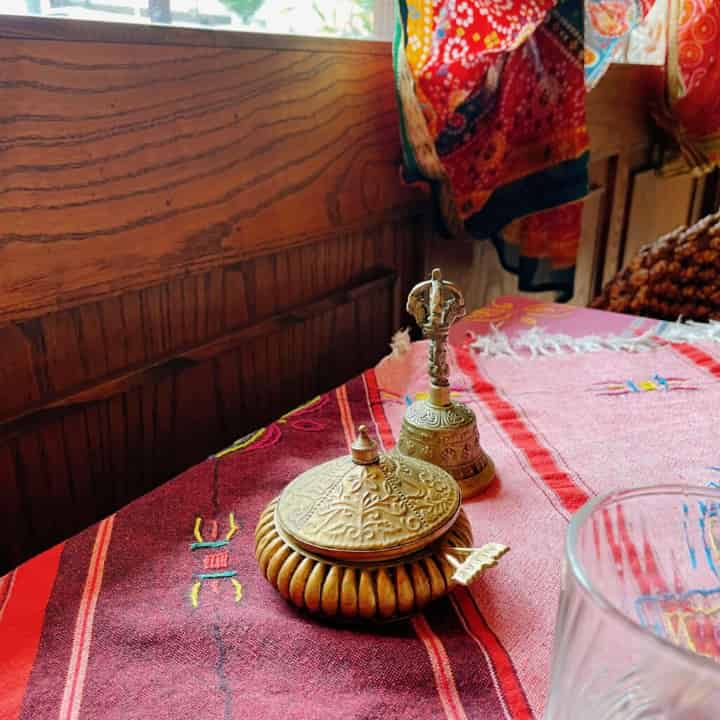 テーブルの装飾