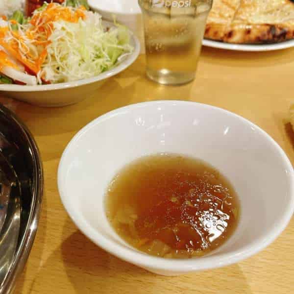 バイキングのコンソメスープ