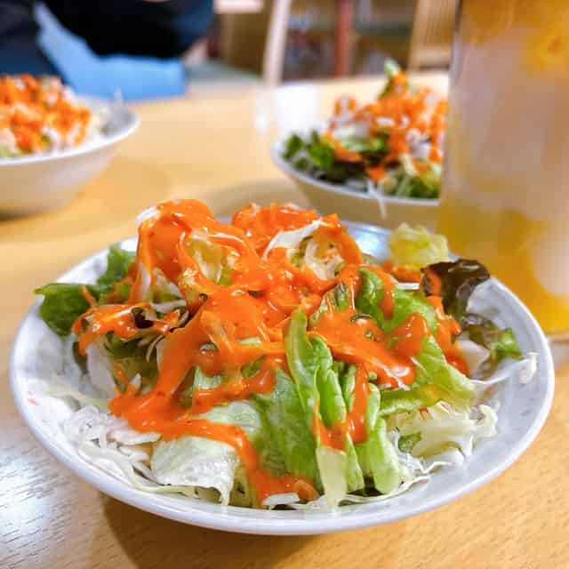 ランチセットのサラダ