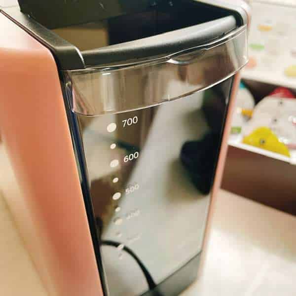 ドリップポッドの水タンク