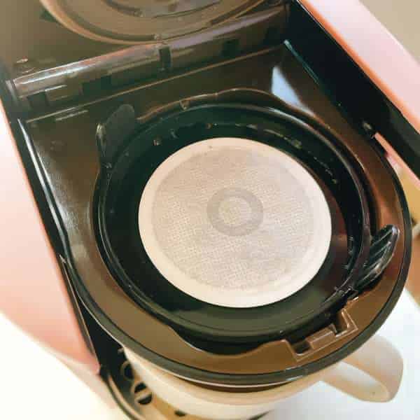 ドリップポッドのカプセルコーヒーをセットしたところ