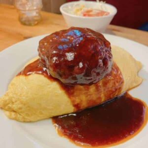 ピノキオオムライスハンバーグ