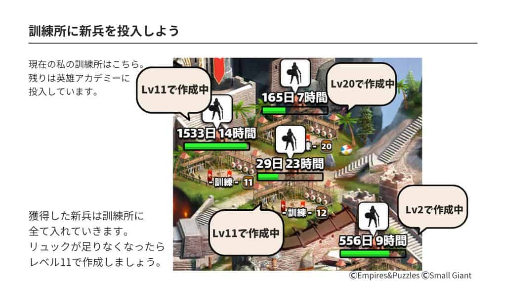 訓練所の様子