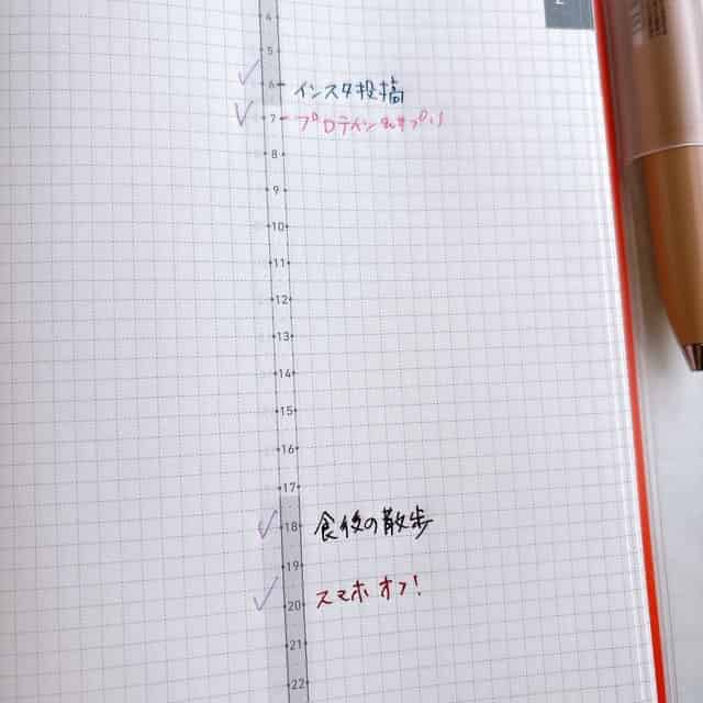 ジブン手帳Daysを縦トラッカーとして使う