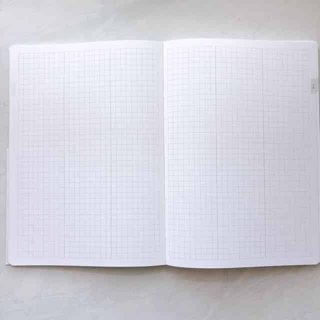上書き合計の家計簿手帳・家計簿ページ