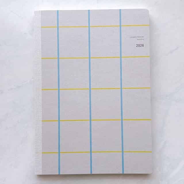 上書き合計の家計簿手帳2026表紙