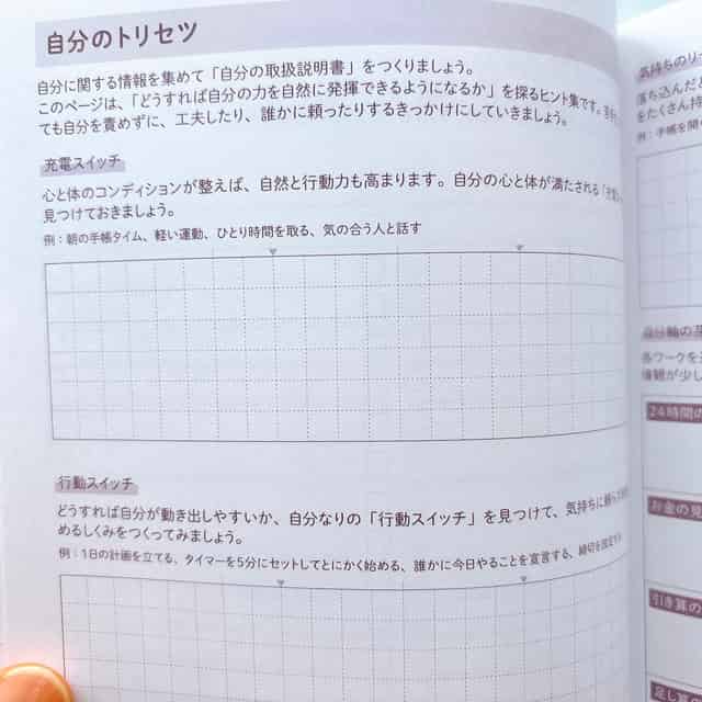 自分のトリセツページ