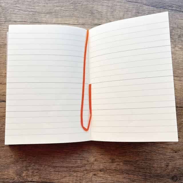 MDノートダイアリーの8分割横軸メモ