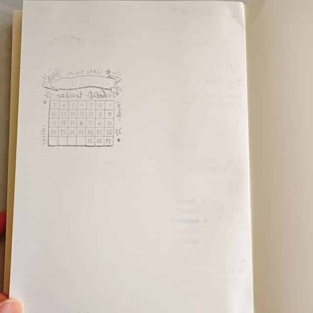 MDノート試し書き・裏側