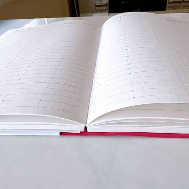 180度フラットに開く