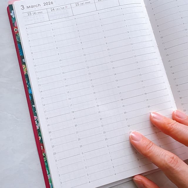 CITTA DIALYウィークリーページの時間軸