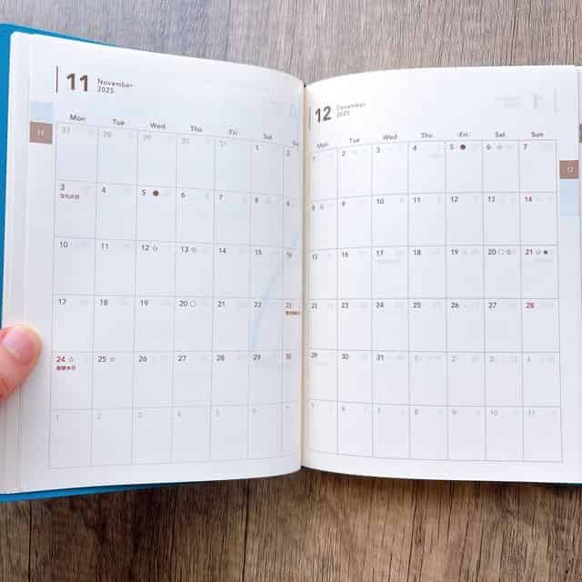 FOCUS EiTOマンスリーページ