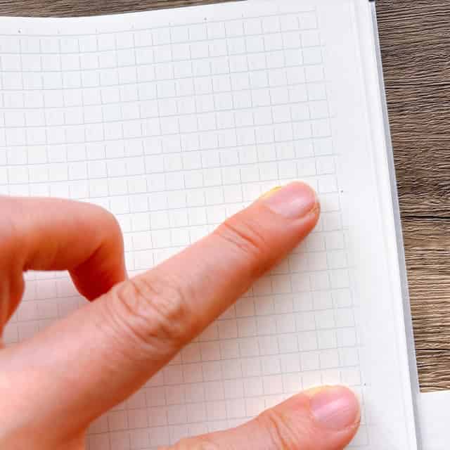 MDノートの方眼