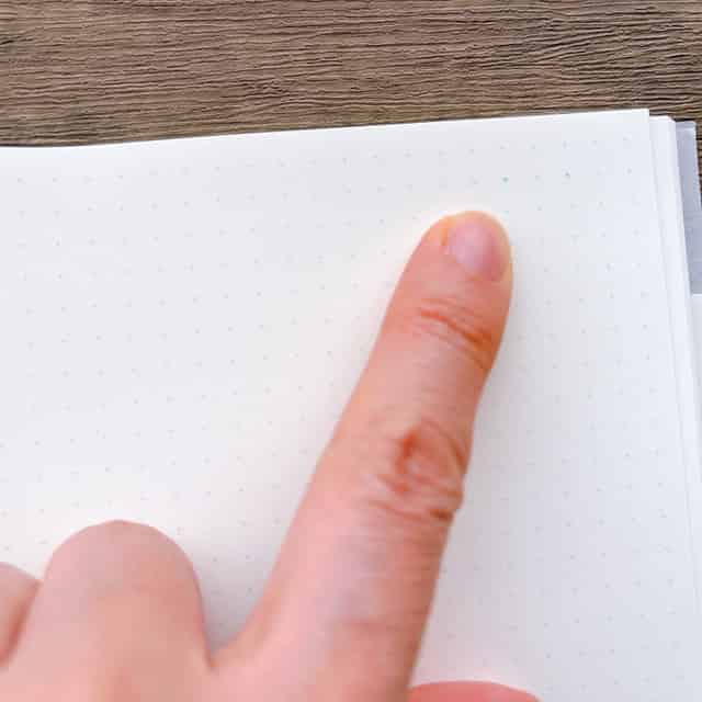 MDノートジャーナルのドット