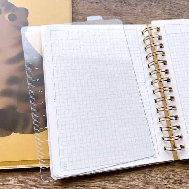 パスポートサイズの下敷き