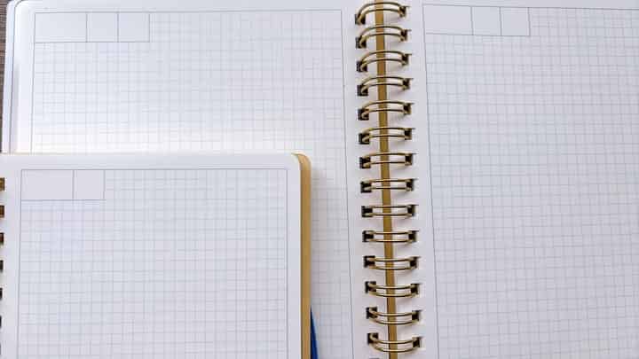 ヒトトキノート方眼サイズ比較