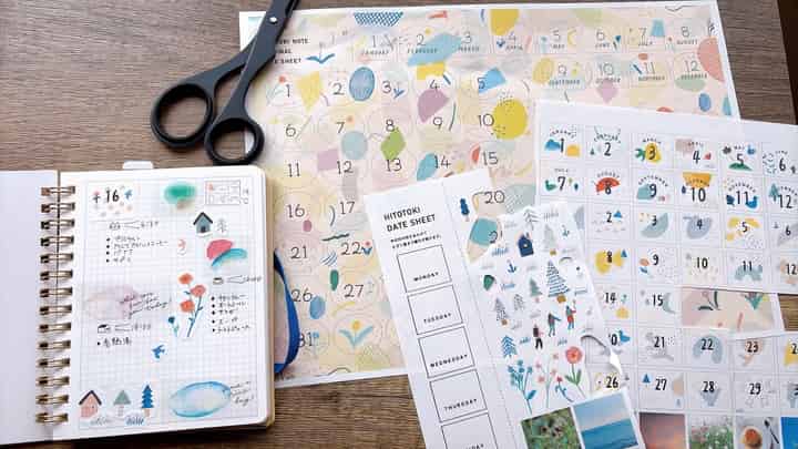 キングジムの日付シート