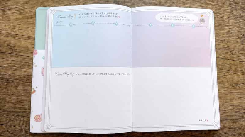 お姫さま手帳プリンセスストーリーページ